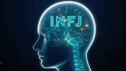 INFJ: Rarest mind in the world.  #infj #mbti #psychologyfacts #humanbehavior 