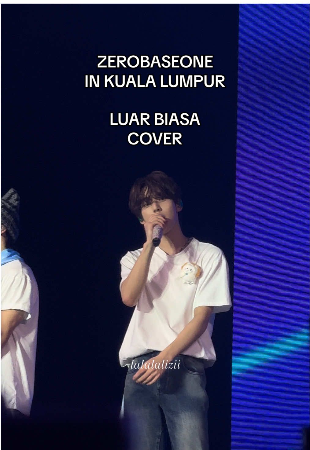 @ZEROBASEONE - Luar Biasa (ismail izzani ft. Alif cover) HERE & NOW CONCERT KUALA LUMPUR 🤍🤍 #zerobaseone #zb1 #concert 