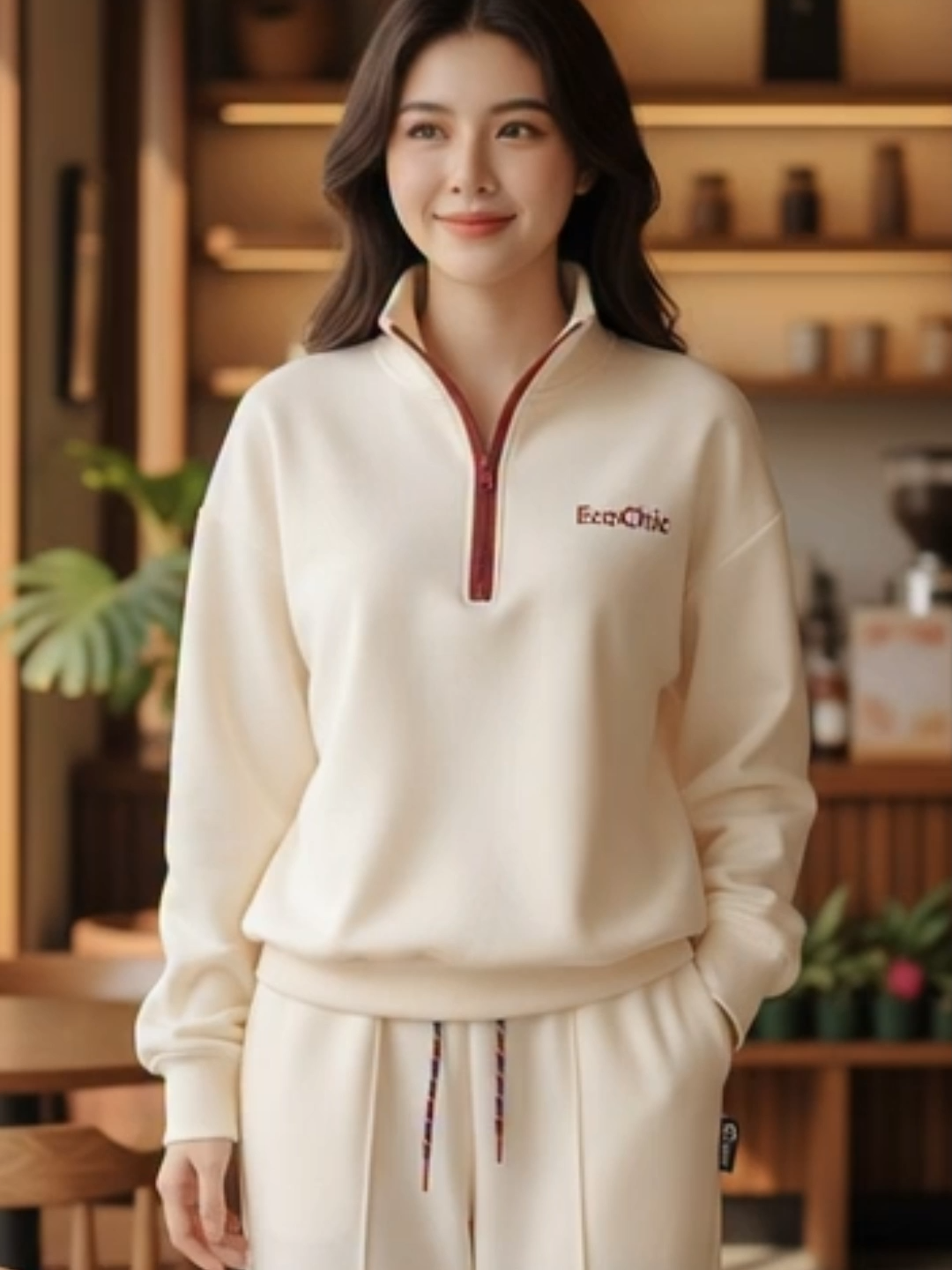 Set Bộ Ecochic Nam Nữ Unisex Set Áo Cổ Cao Quần Dài Cao Cấp Công Nghệ Mới Chính Hãng B112#setbonamnu #setbonu #thoitrangthudongnu #shopdonunhatho