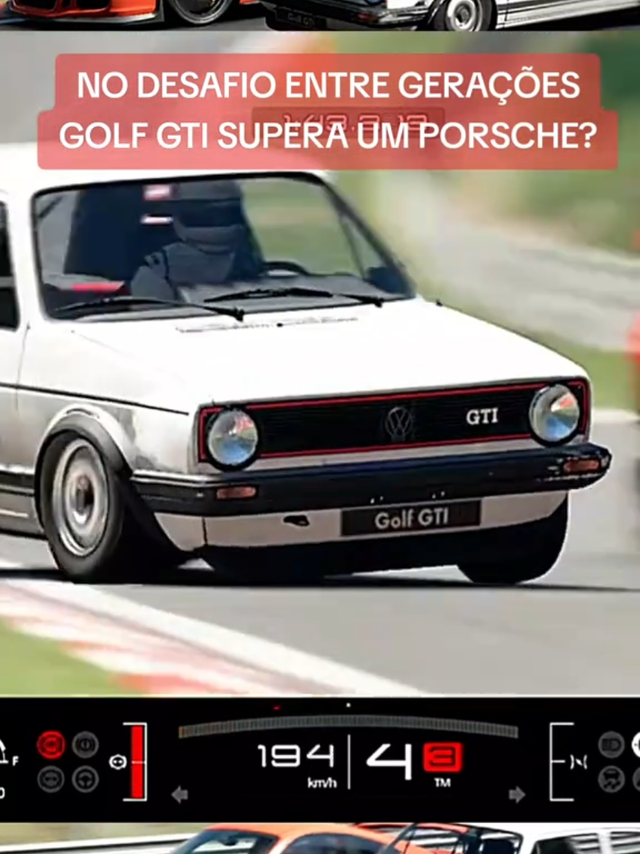 INCRÍVEL MANOBRA PILOTO DO GOLF NO LIMITE TENTA DE TUDO PARA SUPERAR PODEROSO PORSCHE 911 QUE NÃO DESISTE E ENCARA EM DUELO ESPERADO POR MUITOS! #golf #gti #porsche  #porsche911 #corrida 