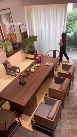 nhẹ nhàng bên phòng trà mang phong cách hiện đại. #tràđạo #khonggiantradao #thưởngtrà #bantra #phòngtrà 