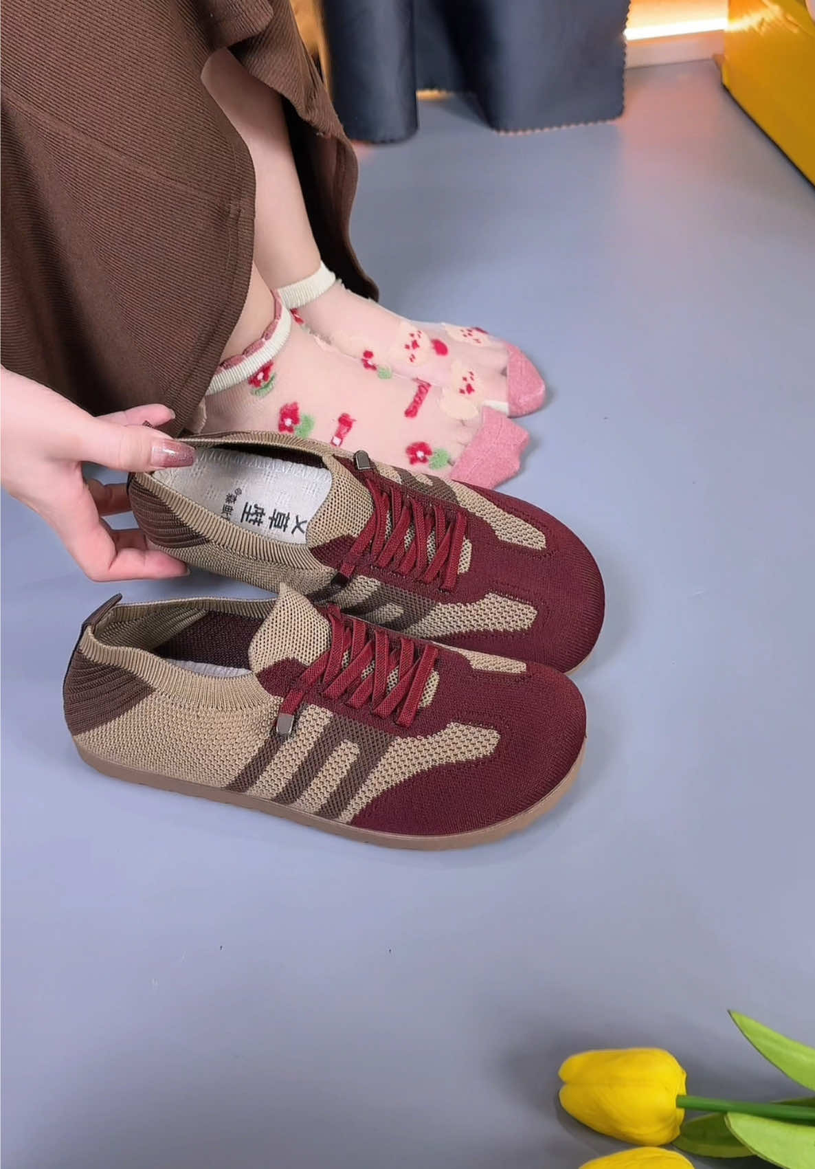 Giày thể thao mang êm chân mà lên dáng đẹp lắm nha #giaynu #giaythethao #giaythethaonu #giayvai 