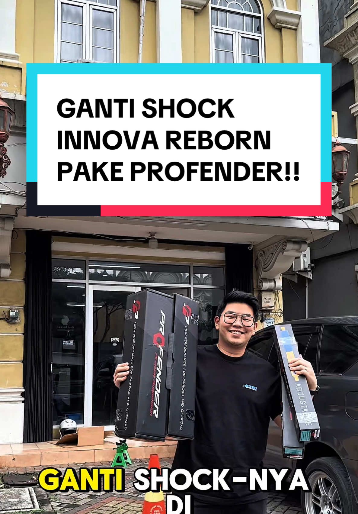 Ko Owen spill rasanya pakai shock @Profender Indonesia di Innova Reborn! Kemarin udah ganti shock di @Empiregarage.id , dan rasanya? Yah nonton aja sampe abis yak! #fyp #shockbreaker #profender #innovareborn #innova 