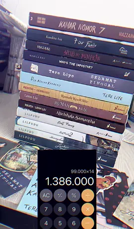 Kaget banget totalnya… ngebayangin orang2 yg koleksi novel,berapa duit itu😭😭 #novel #fiksi #bacanovel #fypシ 