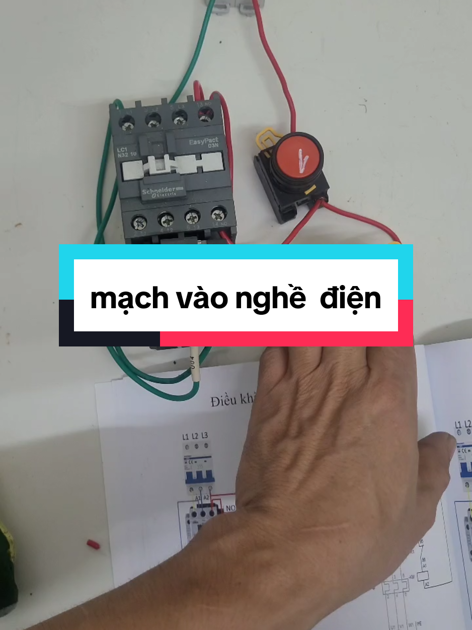 khởi động từ đơn#dongcodien #thodien #dongco #diendandung #diencongnghiep 