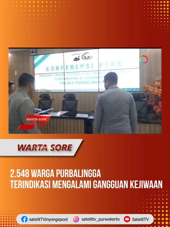 2.548 WARGA PURBALINGGA TERINDIKASI MENGALAMI GANGGUAN KEJIWAAN #beritatiktok #jawatengah #beritahariini #satelittvpurwokerto #satelittv #jateng #news #viral #fyp #fypindonesia #viralindonesia #beritaviral #berita #ngapak #2025 #purbalingga
