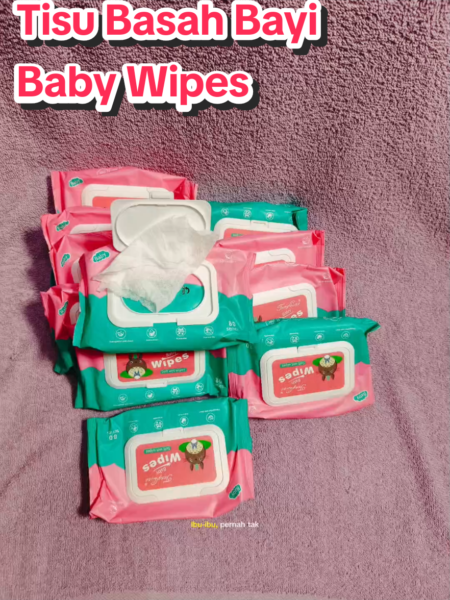 #TisuBasahBayi #BabyWipes #WetTissueBaby #NonAlcoholWipes #TisuLembutBayi 