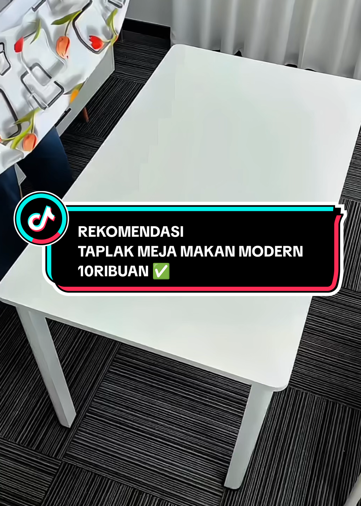 rekomendasi taplak meja makan modern 10ribuan, bikin meja makan bunda jadi makin mewah dan modern #taplakmeja #taplakmejamurah #taplakmejaantiair #tiktokshopindonesia 