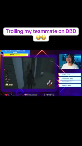 Trolling On DBD #gaming #dbd #funnygamermoments #GamingOnTikTok #gamingclips 