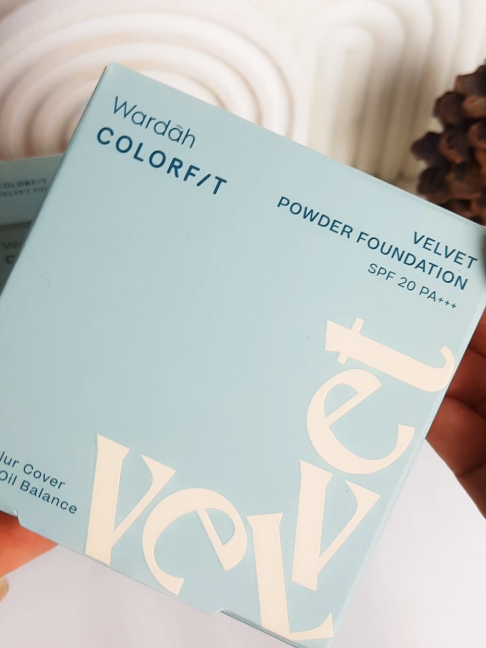 NEW ! COLORFIT VELVET POWDER FOUNDATION Bebas kilap sepanjang hari ! #wardah #colorfit #powder #viral 