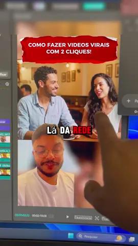 Riu do react? Agora aprende a fazer o seu vídeo viral com 2 cliques 😂 . . . 📍 Novo tutorial no perfil, link na bio. . . . #humor #memes #conteudoviral #criadores #trendbrasil