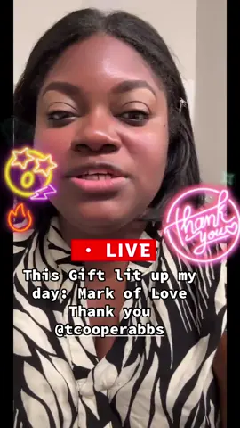 TCooper🩷, thank you for this wonderful Gift sent in my LIVE! I'll cherish this moment forever.@TCooper🩷 #tiktoklive #livehighlights #livegift #markoflove 