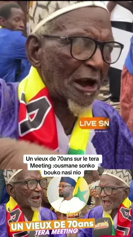#tiktokgalsen221🇸🇳👋 Un vieux de 70ans sur le tera Meeting : ousmane sonko bouko nasi niouko#fisha_senegal #tiktoksenegal🇸🇳 #galsen_tiktok #tiktoksenegal 