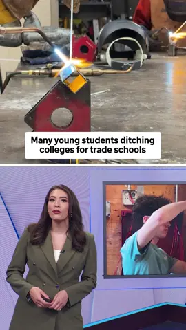 The next generation of skilled workers is getting a head start at vocational schools like Minuteman High School in Lexington.  #nbc10boston #job #news #video #fyp 