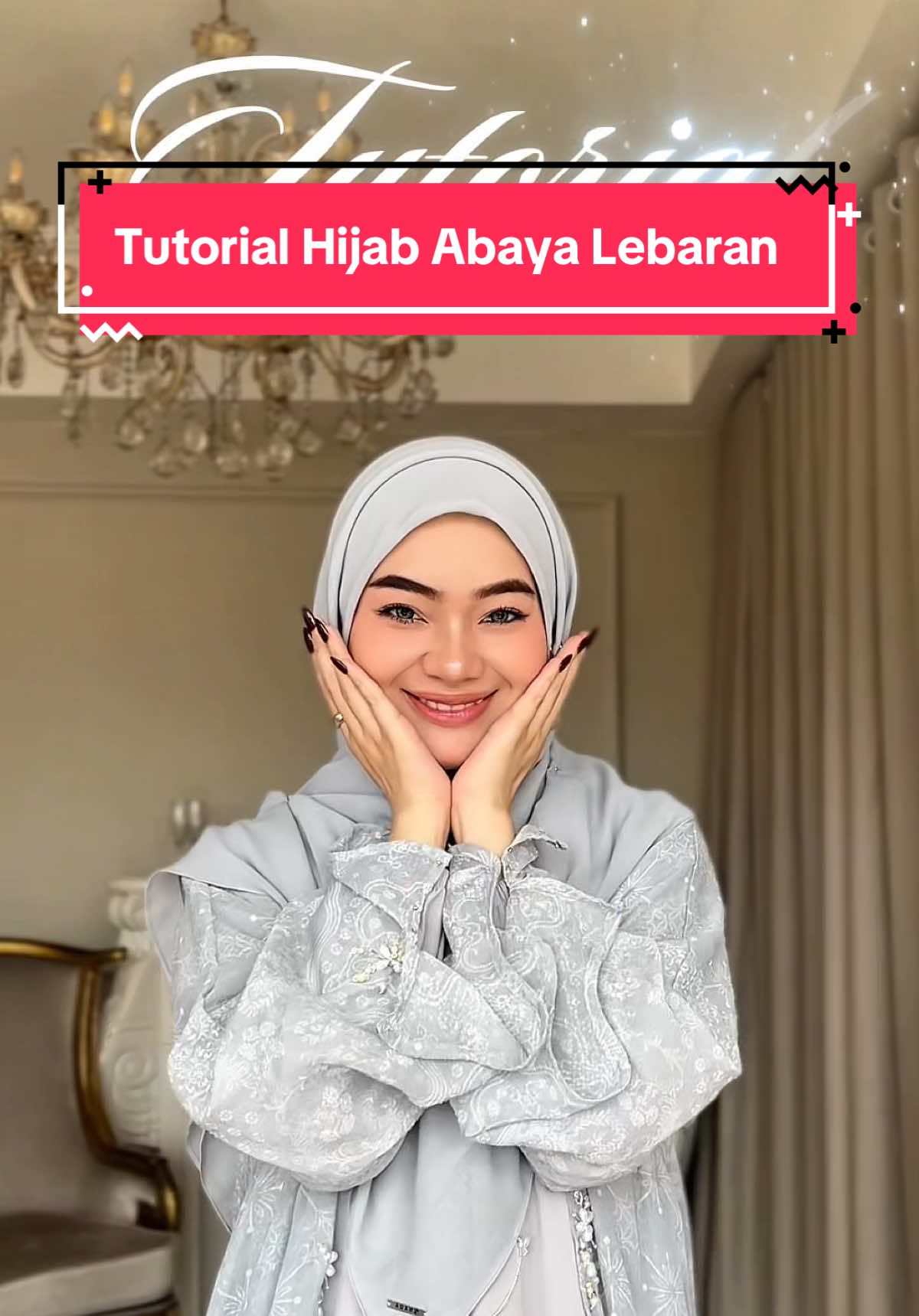 Nih dikasih tutor lagi deh! Mana abayanya cakep banget 😭 #abaya #abayastyle #abayagirls #abayafashion #tutorial 