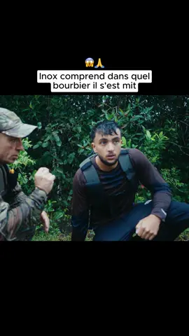 Inox comprend que ça va etre compliqué de survivre 7 jours dans une jungle...😱 #inoxtag #inox #legionetrangere #survie