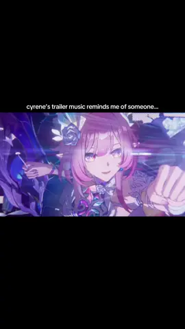 I listen to both of their ost religiously #cyrene #hsr #skirk #genshin 