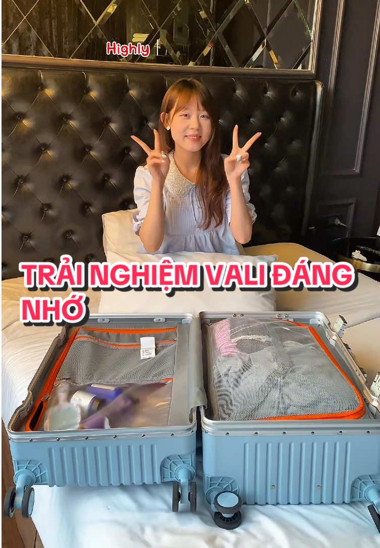 Trải nghiệm vali đáng nhớ😋 #kimhuese #bamozo #valibamozo #ultrapack 