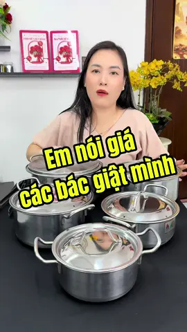 Bộ nồi inox klin giá rẻ #huemenhacua #giadung #giadungnhabep #bonoiinox #noiinox 