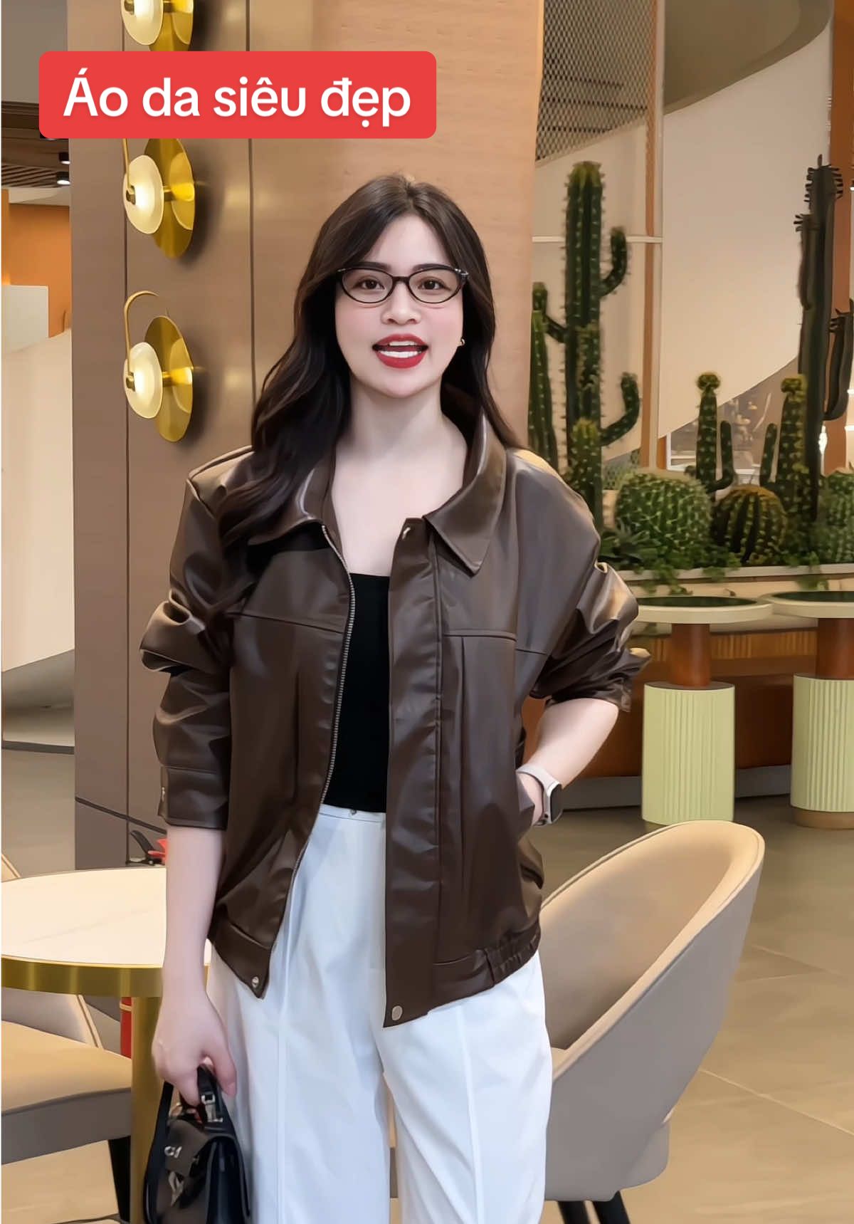 Áo khoác da siêu đẹp, sang xịn#forly#forgirlstudio#maithom6 #thoitrangnu #xh 