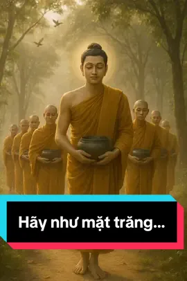 Đức Phật dạy: Hãy như mặt trăng — soi sáng mà không dính bụi trần.#loiphatday #phatgiao #TikTokPhatPhap #ChanhPhap #daophat 