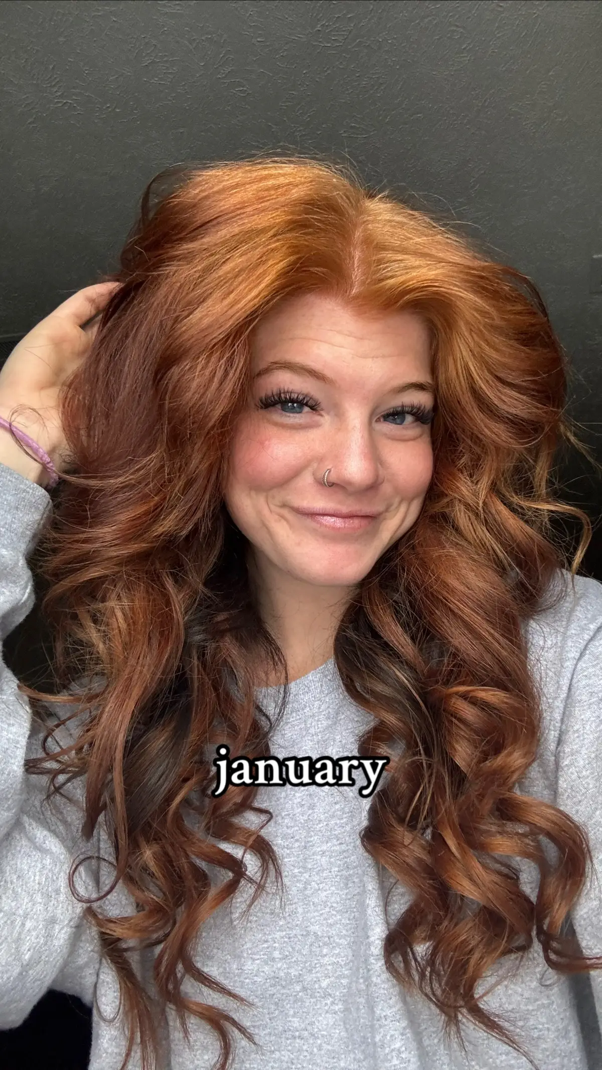 #punchyginger #redhead #jetblackhair #trend #justgirlythings 