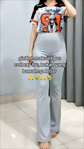 #cutbraywanita #celanawanita #flarepants #celanascuba 