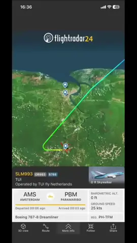 Tui Airlines✈️ Boeing 787-8 Dreamliner has touchdown in Suriname❤️✈️ #foryou #support_me #goviral #fypシ #surinametiktokers🇸🇷🇸🇷🇸🇷  @SAHIEL AVIATION @꧁𓊈𒆜🔥ＲＯＨＩＴ🔥𒆜𓊉꧂ @Theyyluvv_nathh @𝖔𝖋𝖋𝖎𝖈𝖎𝖆𝖑 丹dคrรh @Harish sewtahal @Adarsh Lachman 