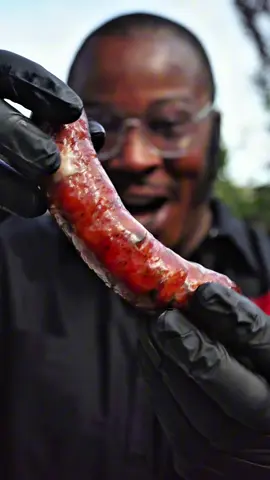 Brisket, jalapeno and Oaxaca cheese 🧀 #brisket #homemadesausage #ohsnap #fyp #chucksflavortrain 