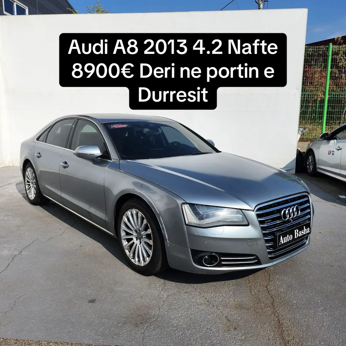 ‼️Cmimi deri ne portin e Durresit 💶 : 8900€‼️ Marka: Audi Modeli: A8 Motorri: 4.2 Nafte Kilometra me garanci: 223.000 Viti: 2013  Kontakoni: 0686771010 •𝐌𝐚𝐤𝐢𝐧𝐚 𝐧𝐝𝐨𝐝𝐡𝐞𝐭 𝐧𝐞 𝐊𝐨𝐫𝐞 𝐝𝐡𝐞 𝐛𝐥𝐢𝐡𝐞𝐭 𝐦𝐞 𝐩𝐚𝐫𝐚𝐩𝐚𝐠𝐢𝐦. 📍Tirane/Kashar , Rruga Dytesore #viral #fyp #foryourpage #tiktokviral#korea   