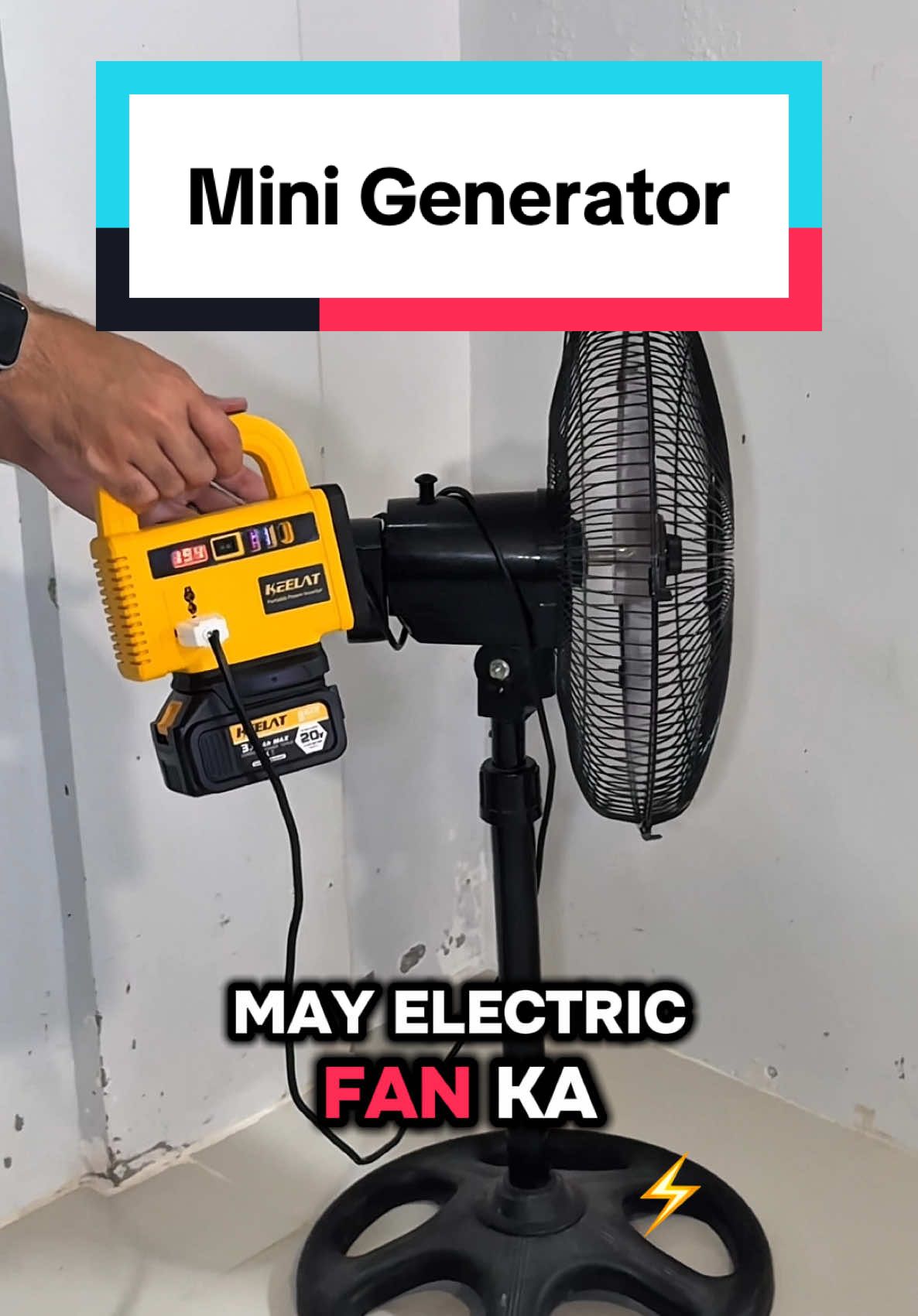 Mini Generator with Flashlight #MiniGenerator #homeessentials #EmergencyLight #Keelat 