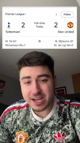 Not good enough. #fyp #manchesterunited #manutd #reaction #thumbaldinho 