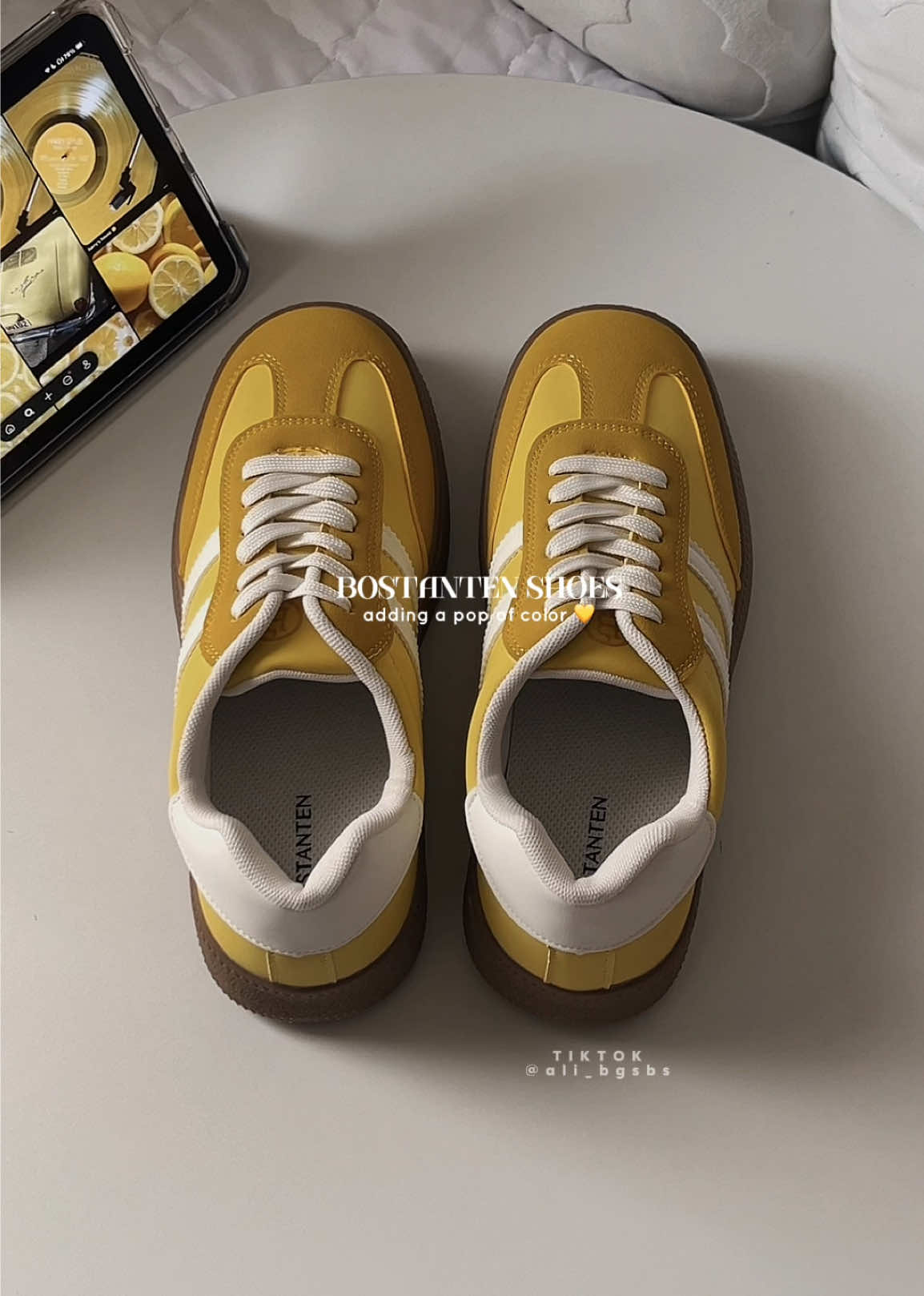 NEW COLOR ALERT!! 💛💭 #bostantenshoes #shoes #shoesrecommendation #sneakers #casualshoes 