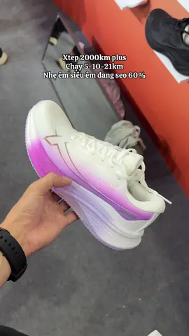 Xtep 2000km plus Chạy 5-10-21km  Nhẹ êm siêu êm đang seo 60% #xuhuong #xtep #ducdai 