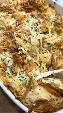 This was insanely delicious!! Full recipe lllink in my bioooo #chickenspaghetti #pastabake #DinnerIdeas 