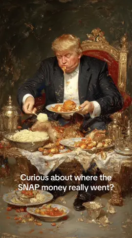 We know where the SNAP money went. #SNAP #Trump #SCOTUS #shutdown #hunger 
