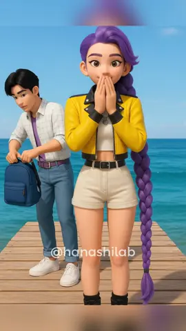 Jinu’s Most Awkward Love Triangle #kpopdemonhunters #rumi #jinu #kpop #demonhunters #animation 