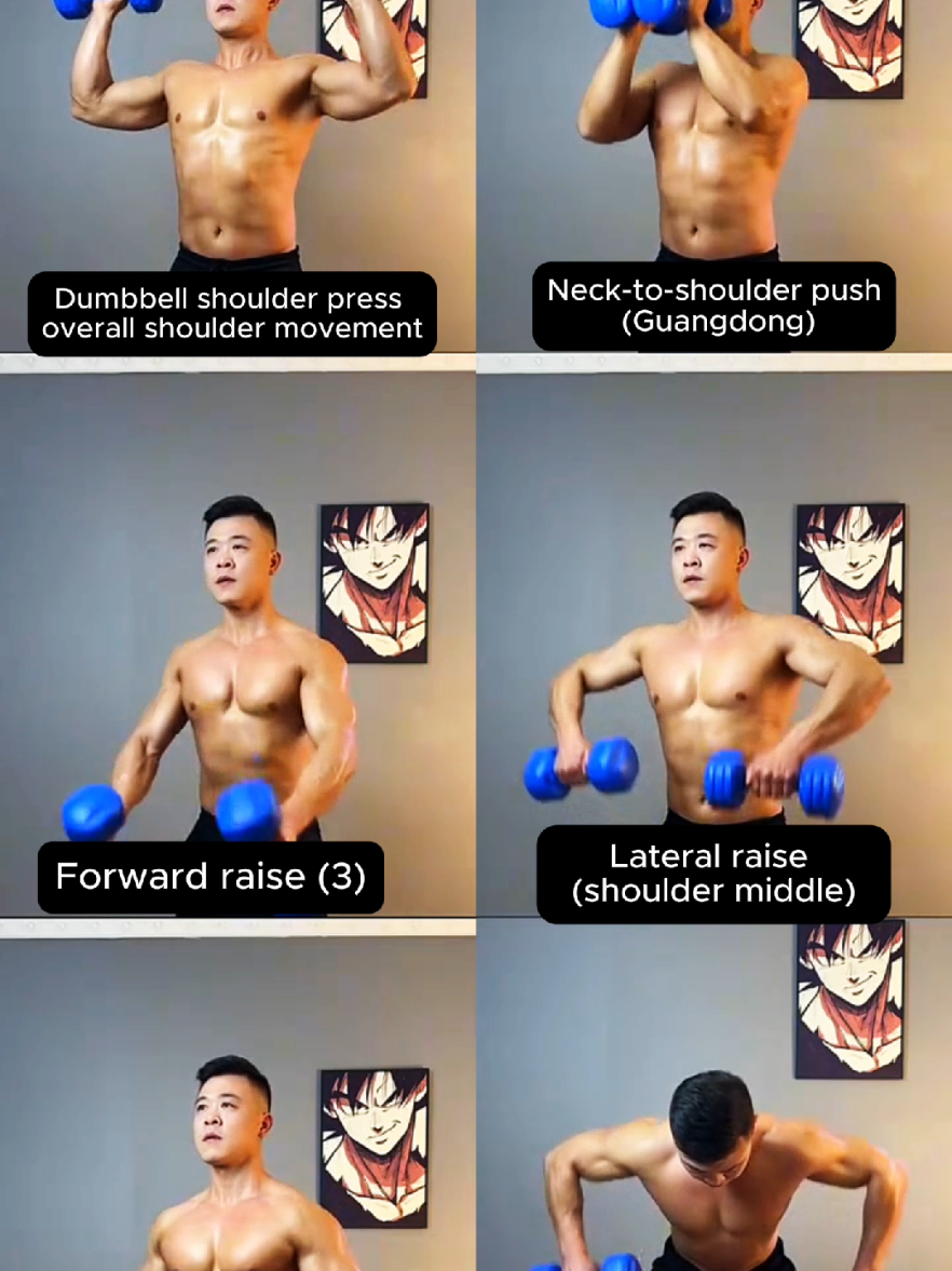 💯💪 Make your shoulders stronger and more defined with this workout #Fitness #gymmotivation #workout #strength #chest 