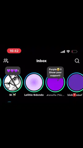 💜#purplehearts #purpleprofilepictures #gbvsouthafrica 