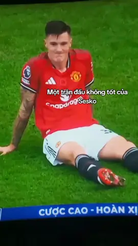 Bỏ lỡ nhiều cơ hội và không tạo được dấu ấn gì , dấu ấn duy nhất là bị chấn thương #sesko #manutd #preamierleague #xh #xuhuong 