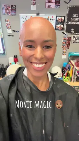 Transforming into my bald cap for #dharmann! That ending tho after they take it off 😂 #actress #shortfilm #bts #dharmannfam 