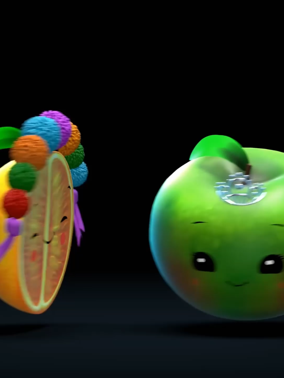 MOVES LIKE JAGGER #fyp #foryou #dancingveggies #dancingfruit #heybearsensory