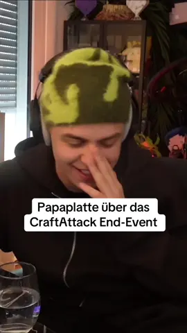 Papaplatte über das CraftAttack endevent #papaplatte #twitch #clips #craftattack 