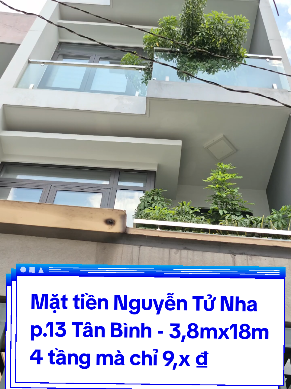 Mặt Tiền Nguyễn Tử Nha 3,8mx18m 4 tầng| 9,xĐ #batdongsan #bannhatanbinh #bannhangop #catcut #muaban 