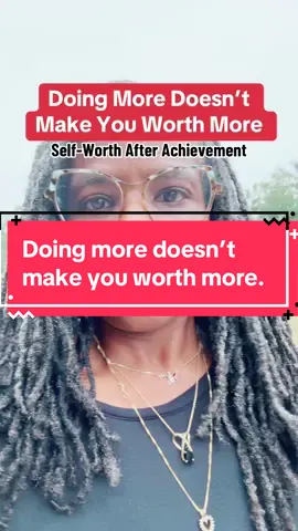 We were taught to measure our value by how much we produce; to prove our worth through constant achievement. But real self-worth starts when you stop performing for approval and start listening to yourself. #DoingMoreDoesntMakeYouWorthMore #GenXWomen #SelfWorth #WomenOver50 #Accomplishments