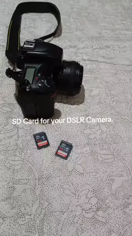 Magagamit mo tong SD card for your DSLR cameras. Mas maraming pictures na ang kaya. #SDCard #jgstore #SanDisk 