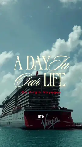 day in life on @Virgin Voyages ship 🫶🏽 #dayinlife #couplegoals #slowday #dil #virginvoyages 