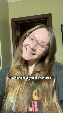 I got my first dentures ever in 2019! :)  Video Description: The video text says 