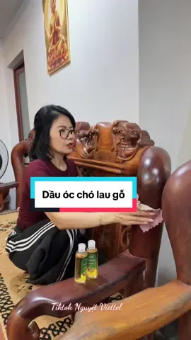 Dầu óc chó vệ sinh đồ gỗ #tiktokshop #xuhuong #nguyetviettel #dauocchodanhbongdogo 