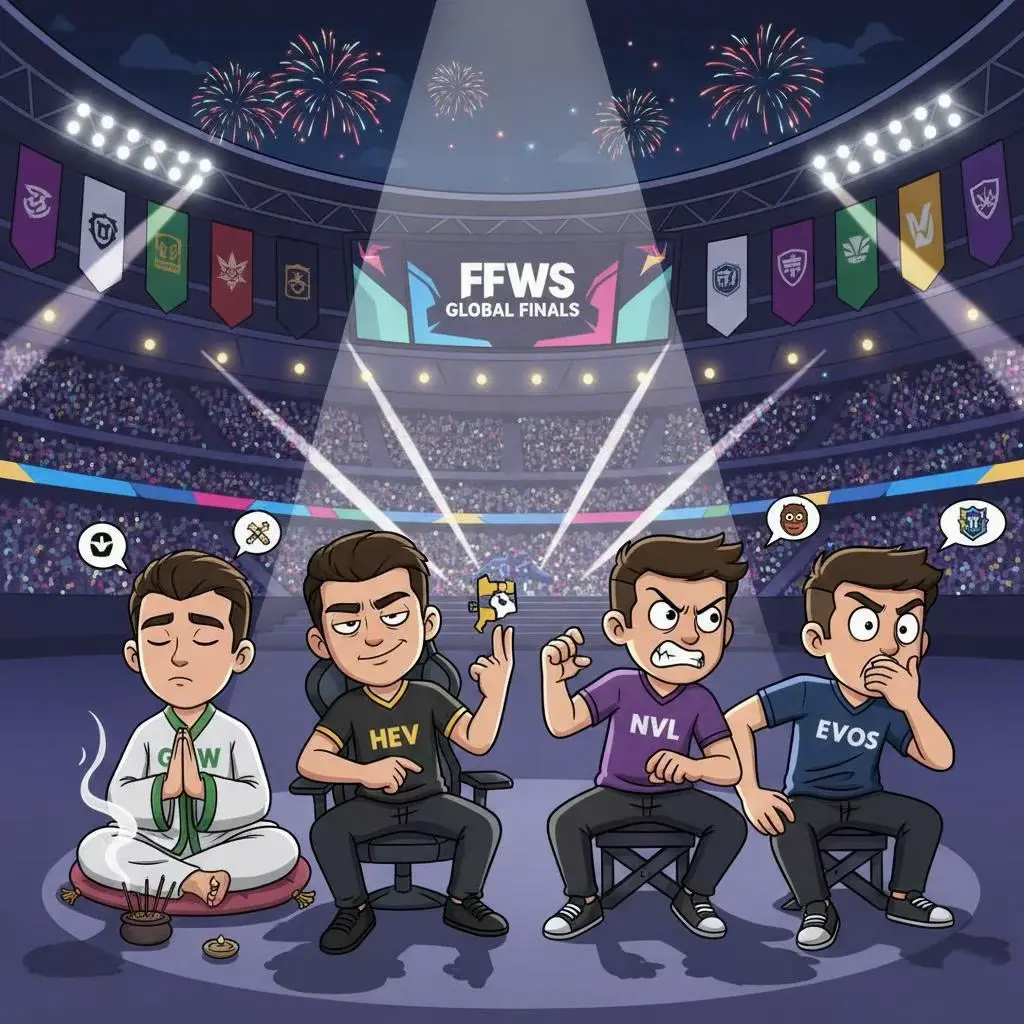 ⚡️Cuộc đua top 12 đang nằm ở 4 cái tên GOW HEV EVOS và NVL cái tên nào sẽ bị loại: 🇻🇳HEV nắm trong tay quyền tự quyết khi chỉ cần 47đ để vượt qua GOW không cần biết kết quả các đội khác, GOW đã thi đấu xong ngày mai họ phải ngồi ở nhà niệm phật khi chỉ cách HEV 46đ cách EVOS và NVL 63đ 🇮🇩EVOS đang top 13 nhưng bằng điểm NVL với lợi thế sân nhà và có thể sẽ nhận được sự “giúp đỡ” từ RRQ nên khả năng EVOS vào top 12 là rất cao 🇵🇪Đối thủ đang được xem là yếu thế nhất sau ngày thi đấu đầu tiên khá bất ngờ thì họ đang đuối dần và kh có sức bật nhưng vẫn còn cơ hội nếu ngày mai NVL được 64đ và vượt qua GOW #globalfinals #ffws #ffwsgf2025 #vinhmedia #chungketffws2025 